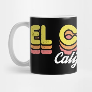 Retro El Cajon California Mug